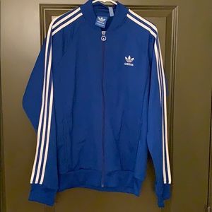 Adidas Light jacket blue Original size L